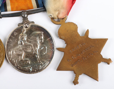 A Great War Naval Long Service Medal Group of 4, HMS COLUMBINE - 9