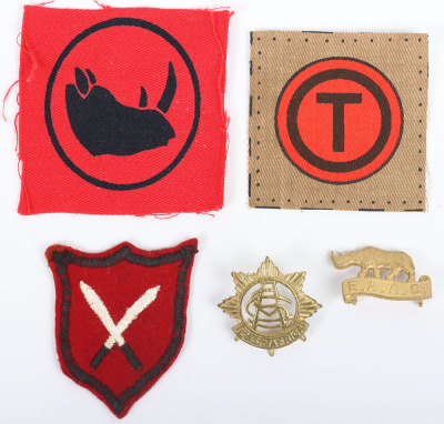 WW2 East African Badge and Insignia Grouping