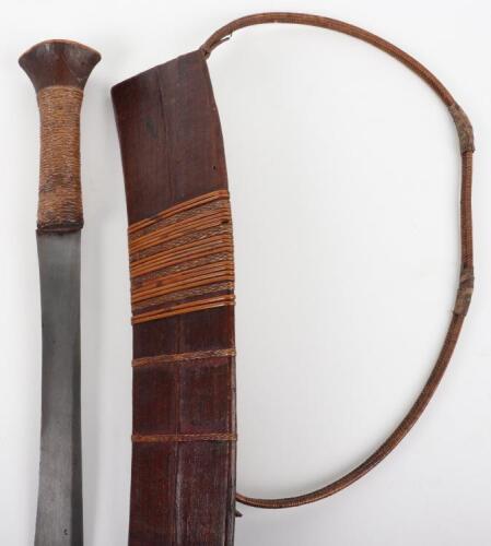 19th Century Burmese Naga Head Hunter’s Sword