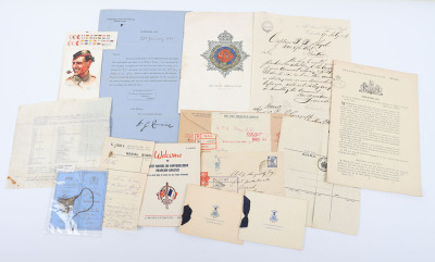 Interesting Collection of Military Ephemera