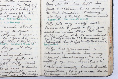 Historically Important Great War Diary Grouping of Timothy Goddard Elliott from 1914-1918, Covering Many of the Major Actions of WW1 including the Battle of the Somme in 1916, Where he went Over The Top with 9th Battalion City of London Queen Victoria Rif - 61