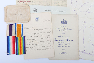 Grouping of Ephemera Relating to Lieutenant Colonel N H Waller Gloucestershire Regiment - 2