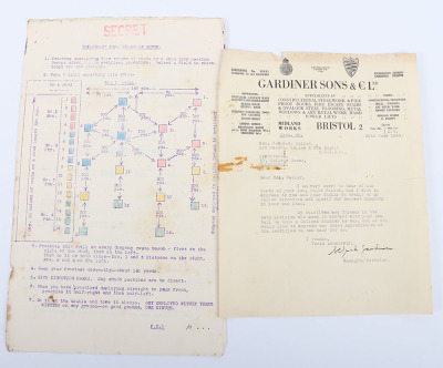 Grouping of Ephemera Relating to Lieutenant Colonel N H Waller Gloucestershire Regiment - 9