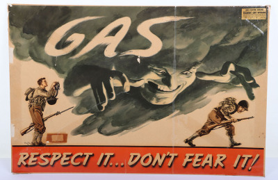 US WW2 Chemical Warfare Warning / Training Posters - 2