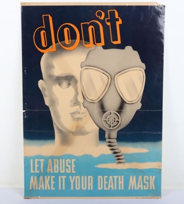 US WW2 Chemical Warfare Warning / Training Posters - 4