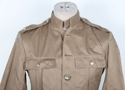 British Post War Royal Marines KD Tunic and Trousers Worn by Swimmer Canoeist T D Hughes During his Service with No.6 Special Boat Service, 40 Commando 1960-61 - 15