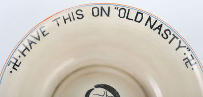 Fieldings Crown Devon WW2 Novelty Musical Chamber Pot - 3