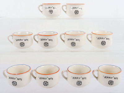 10x Fieldings WW2 Novelty Miniature Chamber Pots - 4