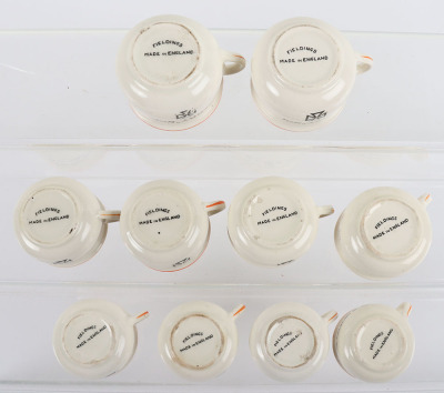 10x Fieldings WW2 Novelty Miniature Chamber Pots - 5