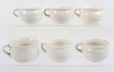 6x WW2 Novelty Miniature Chamber Pots - 3
