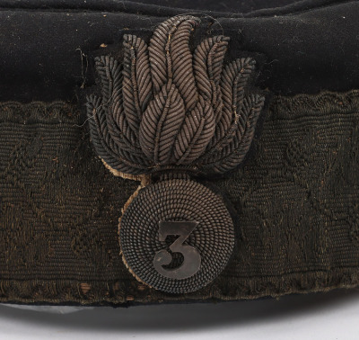 British 3rd (City of London) Royal Fusiliers Officers Pillbox Cap - 2