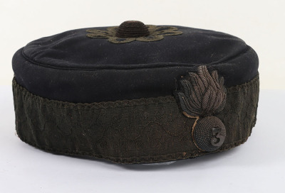 British 3rd (City of London) Royal Fusiliers Officers Pillbox Cap - 4