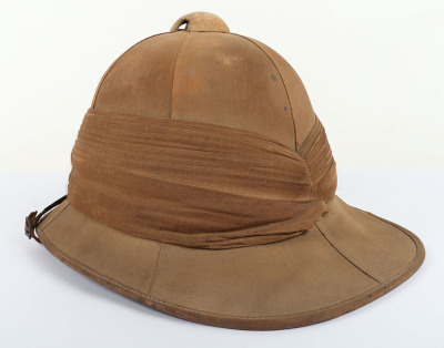 Great War Period Queens Royal West Surrey Regiment Other Ranks Foreign Service Helmet - 3