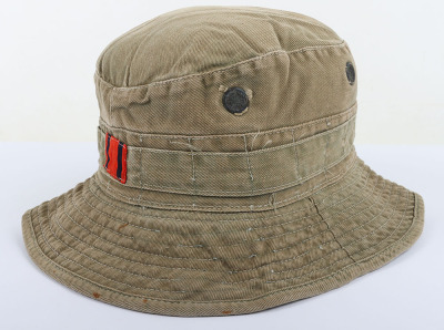 British Post War Jungle Green Cap as Worn in Malaya, Borneo etc - 3
