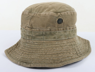 British Post War Jungle Green Cap as Worn in Malaya, Borneo etc - 5