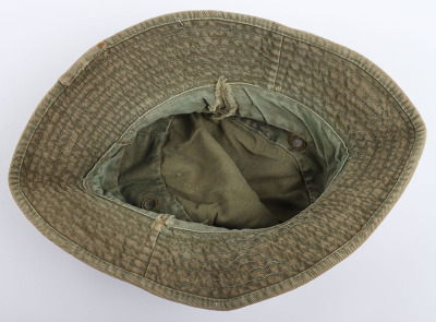 British Post War Jungle Green Cap as Worn in Malaya, Borneo etc - 7
