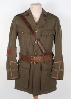 WW1 British Officers Cuff Rank Tunic, Peaked Cap and Equipment of 2nd Lieutenant H E Cuthbert Manchester Regiment (Volunteer Force) - 7