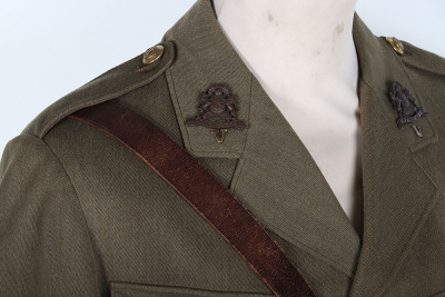 WW1 British Officers Cuff Rank Tunic, Peaked Cap and Equipment of 2nd Lieutenant H E Cuthbert Manchester Regiment (Volunteer Force) - 11