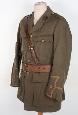 WW1 British Officers Cuff Rank Tunic, Peaked Cap and Equipment of 2nd Lieutenant H E Cuthbert Manchester Regiment (Volunteer Force) - 12