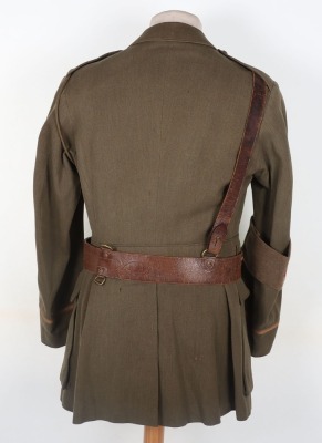 WW1 British Officers Cuff Rank Tunic, Peaked Cap and Equipment of 2nd Lieutenant H E Cuthbert Manchester Regiment (Volunteer Force) - 15