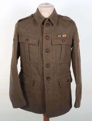 Attributed WW1 Canadian Garrison Artillery 1902 Pattern Tunic - 6