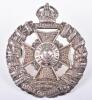 1943 Hallmarked Silver Rifle Brigade Officers Cap Badge