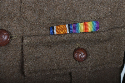 Attributed WW1 Canadian Garrison Artillery 1902 Pattern Tunic - 8