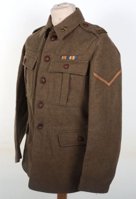 Attributed WW1 Canadian Garrison Artillery 1902 Pattern Tunic - 10