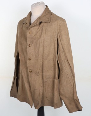WW1 British Canvas Work Tunic - 4