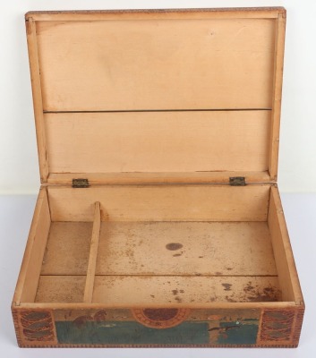 Russian Civil War Bolshevik Prisoner of War Decorated Box in the Bilibin Style - 2