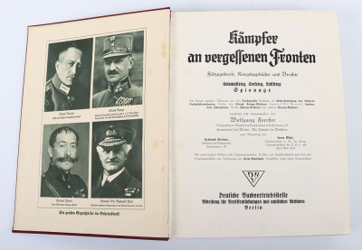 1930&rsquo;s German Book &lsquo;SPIONAGE SEE-LUFT-U.KOLONIALKRIEG K&Auml;MPFER AN VERGESSENEN FRONTEN&lsquo; - 4