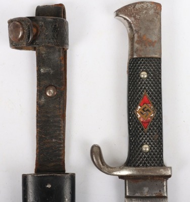 Third Reich Hitler Youth Boys Dagger by J A Henckels Solingen - 8