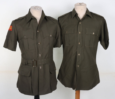 British Post War Royal Signals Officers Jungle Green Uniform - 2