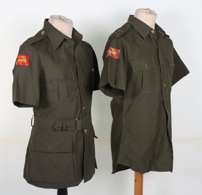 British Post War Royal Signals Officers Jungle Green Uniform - 3