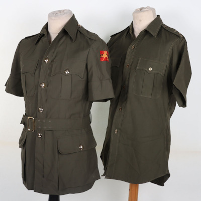 British Post War Royal Signals Officers Jungle Green Uniform - 6