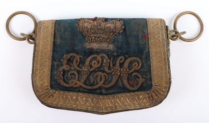 Victorian East Lothian Yeomanry Cavalry Officers Full Dress Pouch