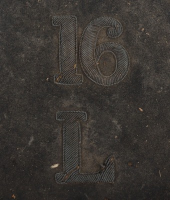 Victorian 16th Lancers Saddle Roll Cloth Ends, - 3