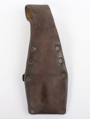British Boer War Buff Leather Slade Wallace 1888 Pattern Bayonet Frog - 3
