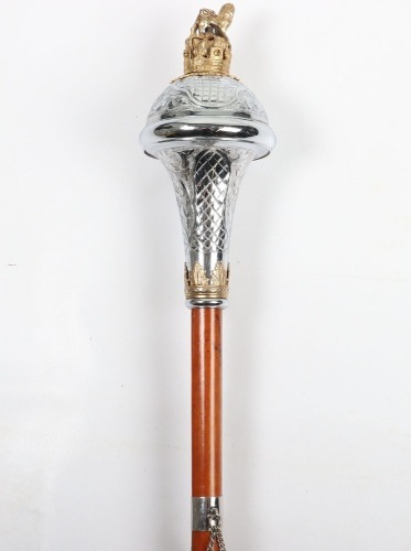 British Army EIIR Drum Majors Ceremonial Mace