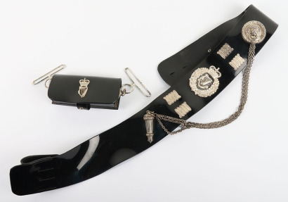 London Irish Cross Belt and Pouch,