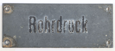 3x WW1 German U-Boat Engine Room Plaques - 4