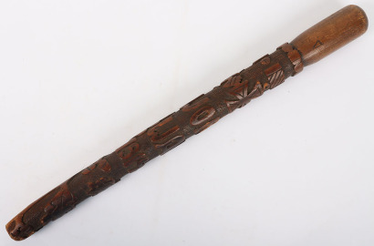 WW1 German Carved Stick / Club