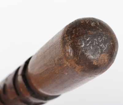 WW1 German Carved Stick / Club - 4