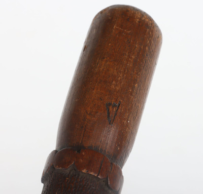 WW1 German Carved Stick / Club - 5