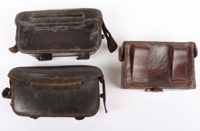 2x German Wurttemberg M-1887 Pattern Ammunition Pouches - 2