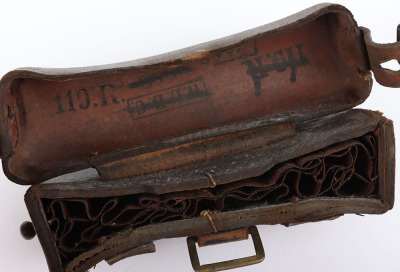 2x German Wurttemberg M-1887 Pattern Ammunition Pouches - 4