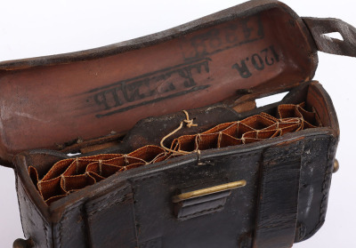 Pair of Wurttemberg M-1887 Ammunition Pouches Regimentally Marked 120th Regiment - 4
