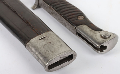 Imperial German Mauser 1898/05 Sawback Bayonet - 5