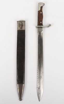 Imperial German Mauser 1898/05 Sawback Bayonet - 8