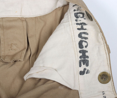 British Post War Royal Marines KD Tunic and Trousers Worn by Swimmer Canoeist T D Hughes During his Service with No.6 Special Boat Service, 40 Commando 1960-61 - 12